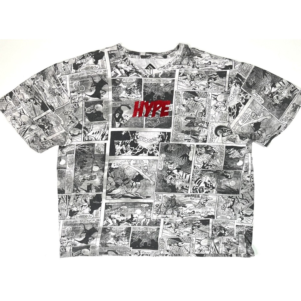 Original Gravity Hype T-Shirt Mens 3XL Comic Strip Graphic Short Sleeve